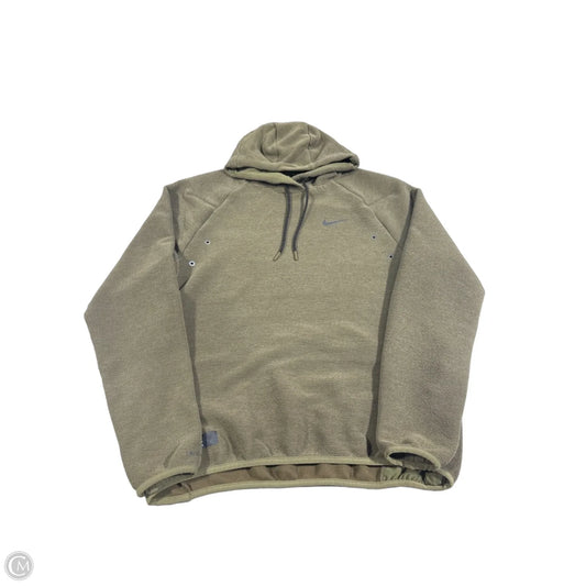 Sweatshirt Hoodie By Nike In Green, Size: S