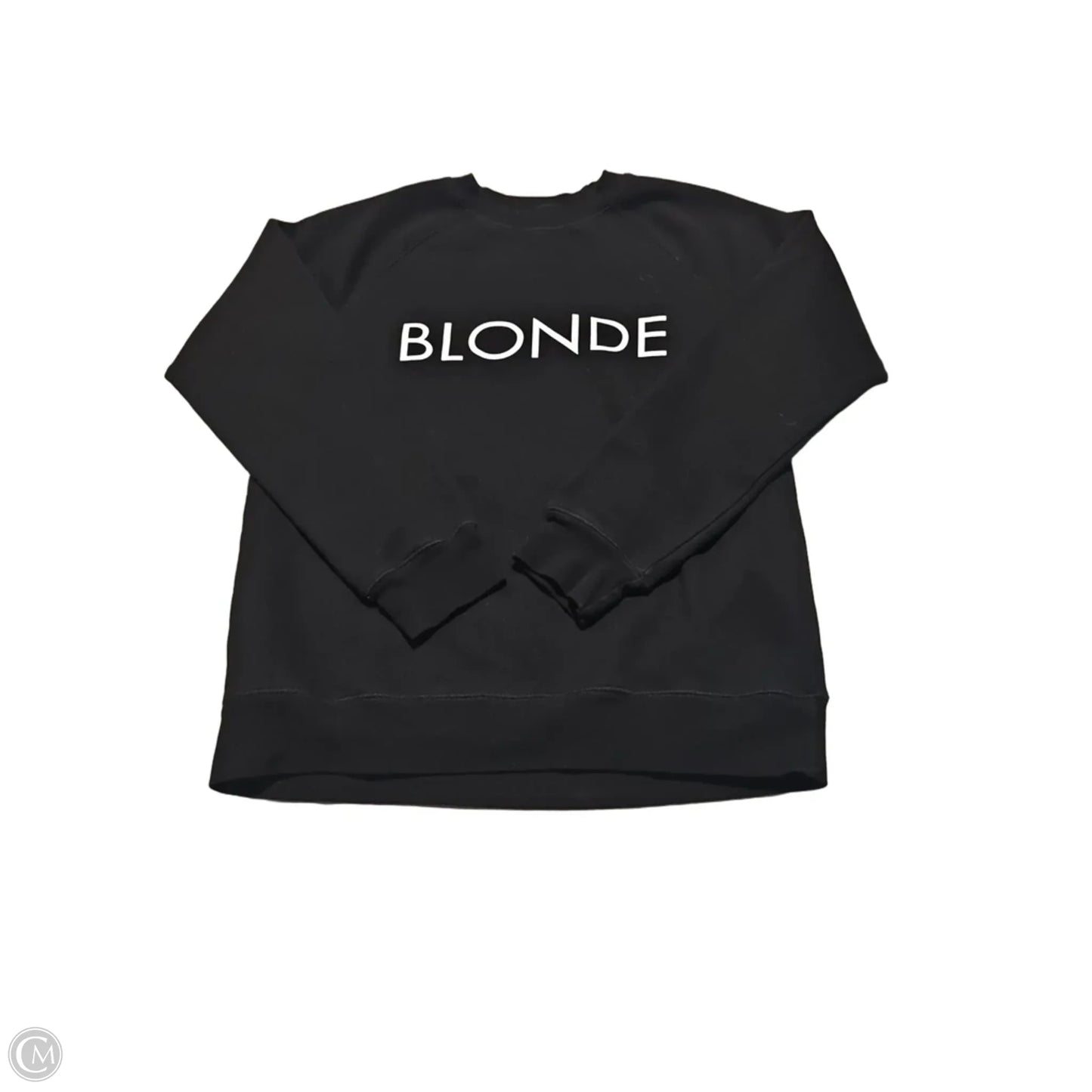 Sweatshirt Crewneck By Cmb In Black, Size: M