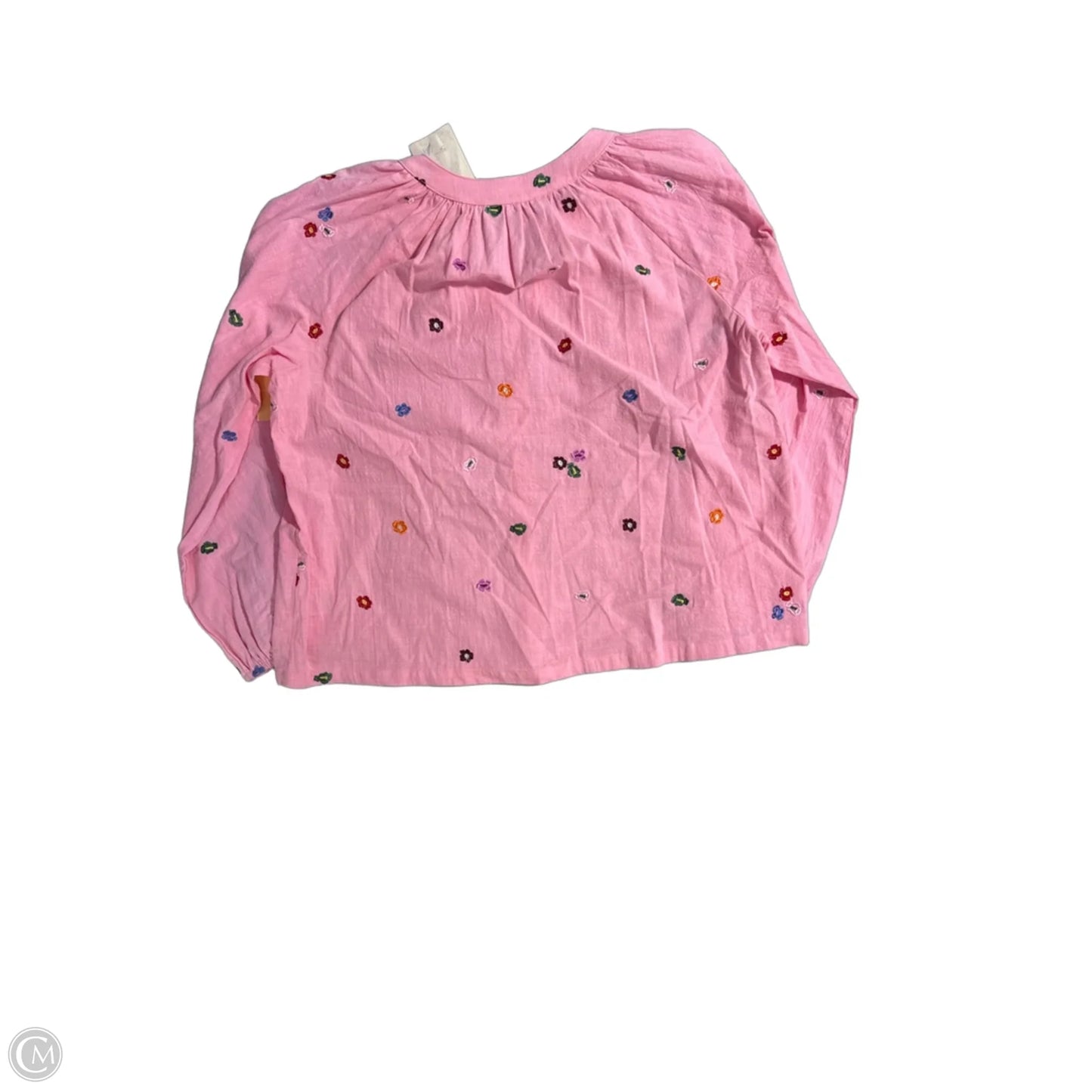 Blouse Long Sleeve By Easel In Pink, Size: S