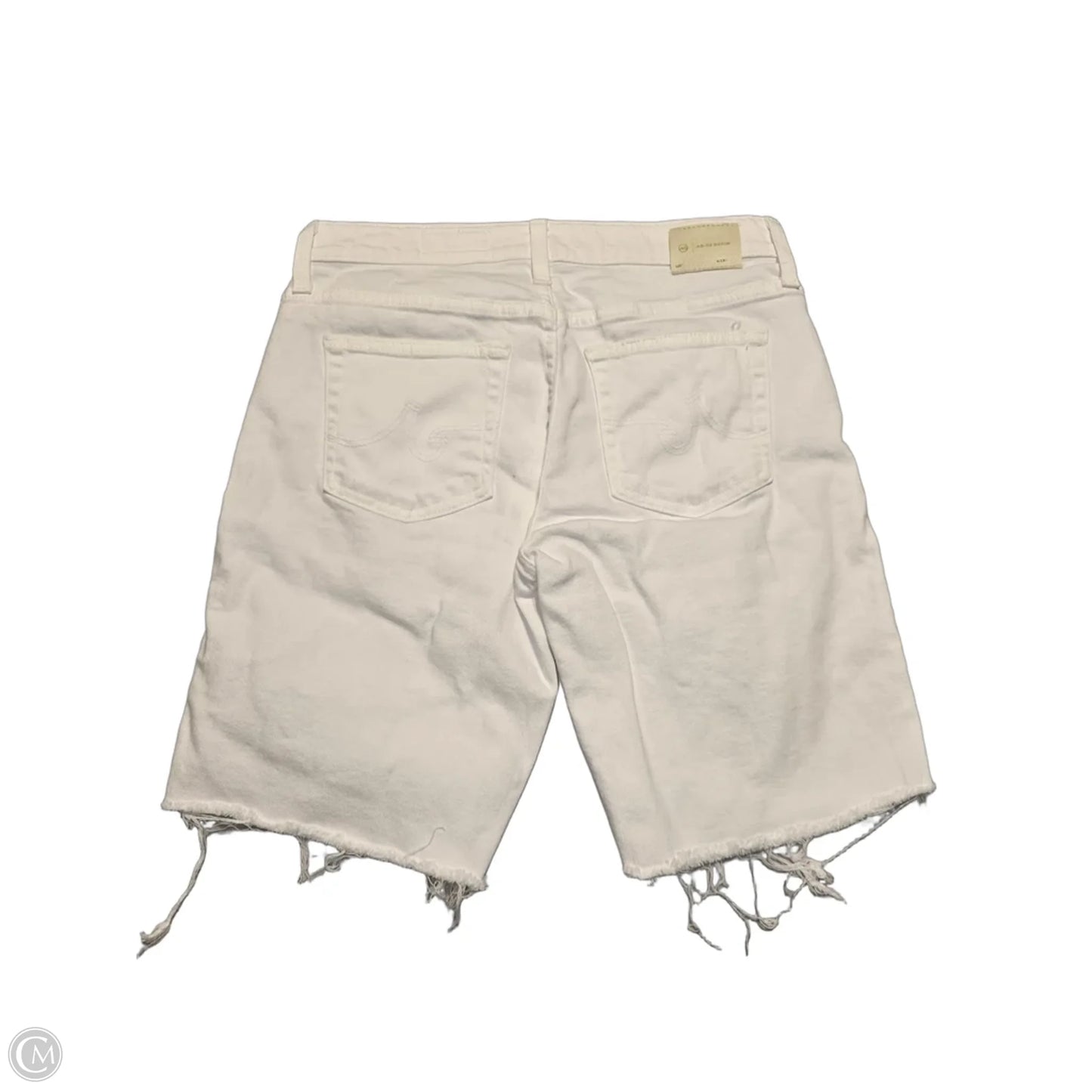 Shorts By Ag Jeans In White Denim, Size: 4