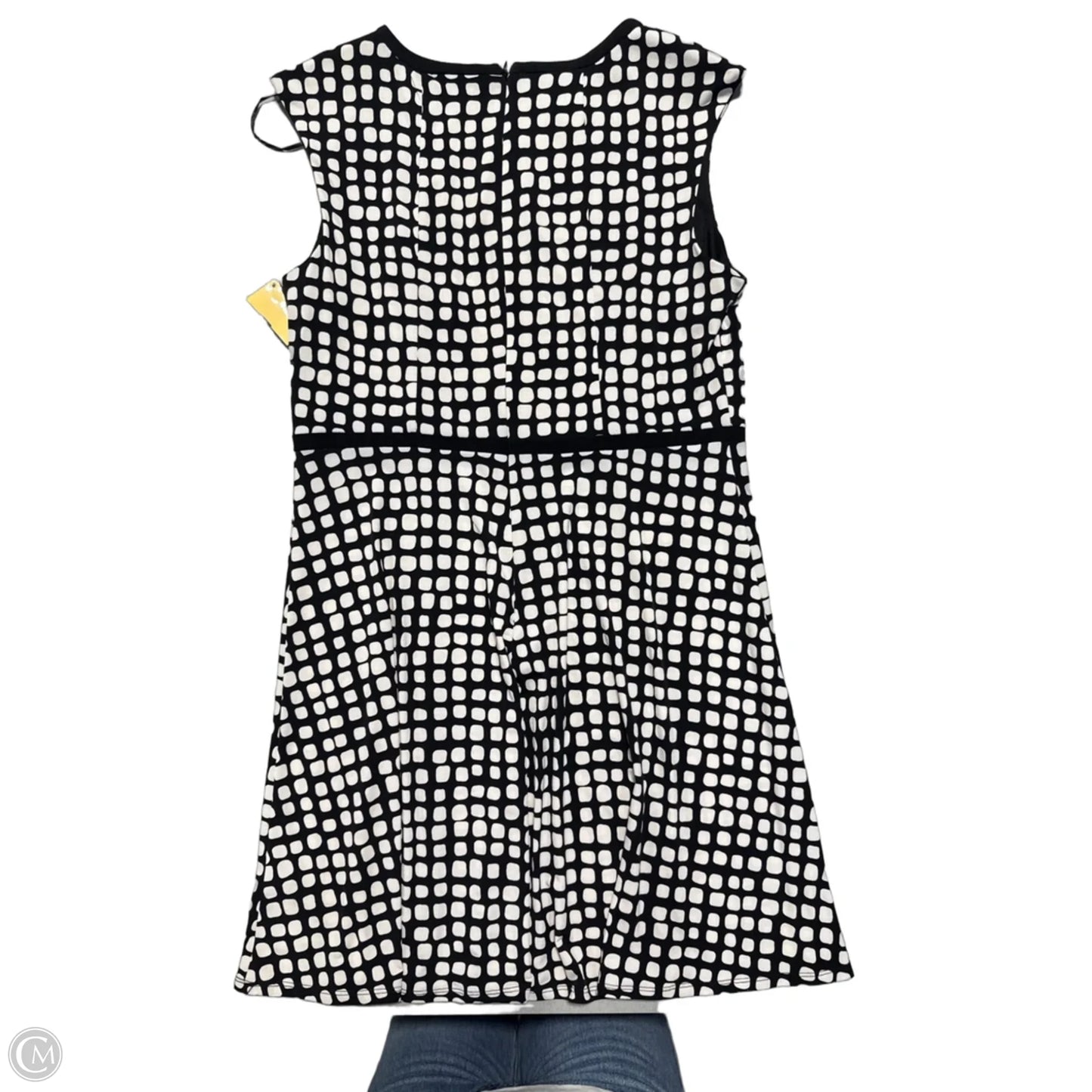 Dress Casual Short By Madison Leigh In Black & White, Size: Xl