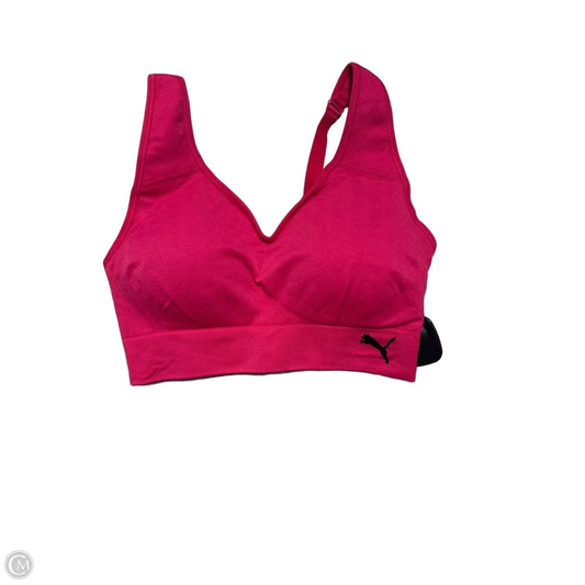 Athletic Bra By Puma In Pink, Size: S