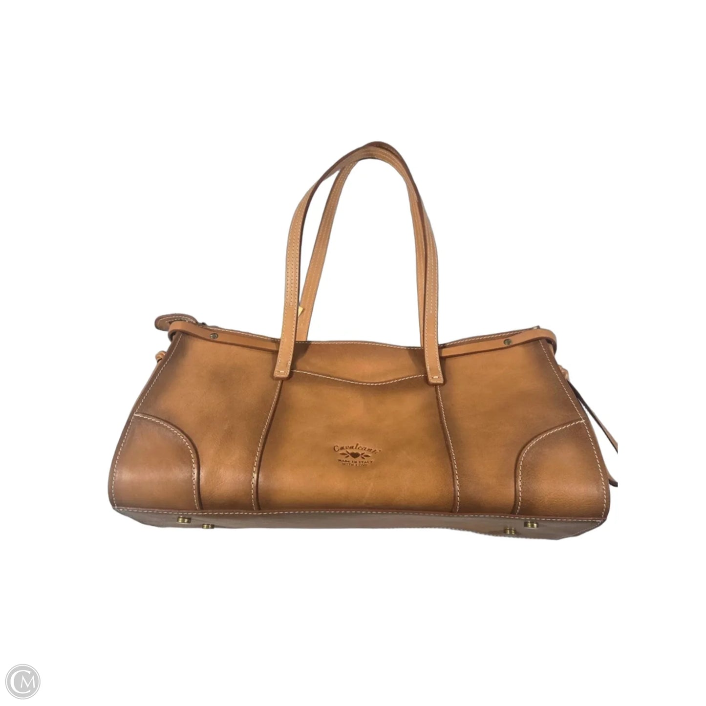 Handbag Leather By Cmb, Size: Large