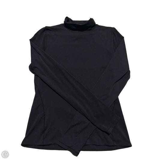 Athletic Top Long Sleeve Collar By Lulu In Black, Size: L