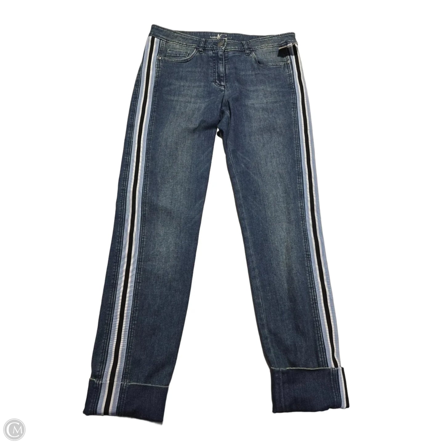 Jeans Straight By Cmb In Blue Denim, Size: 8