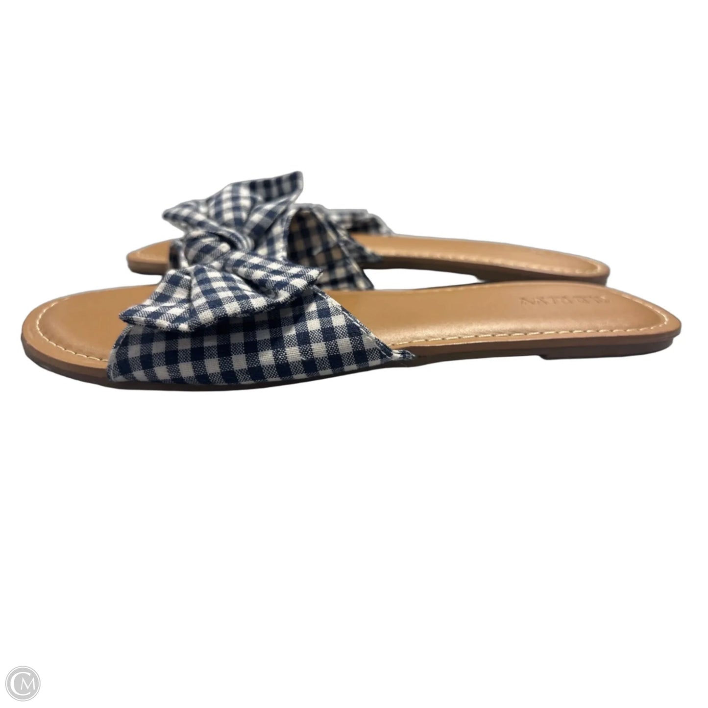 Sandals Flats By Old Navy In Checkered Pattern, Size: 7