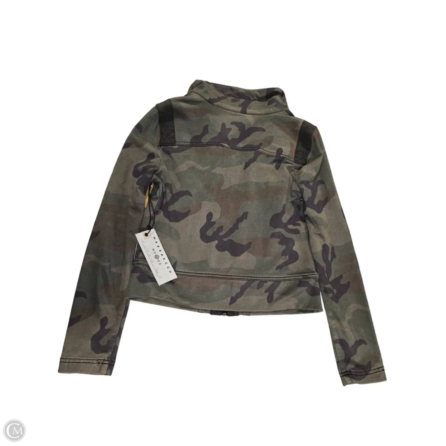 Jacket Moto By Marrakech In Camouflage Print, Size: S