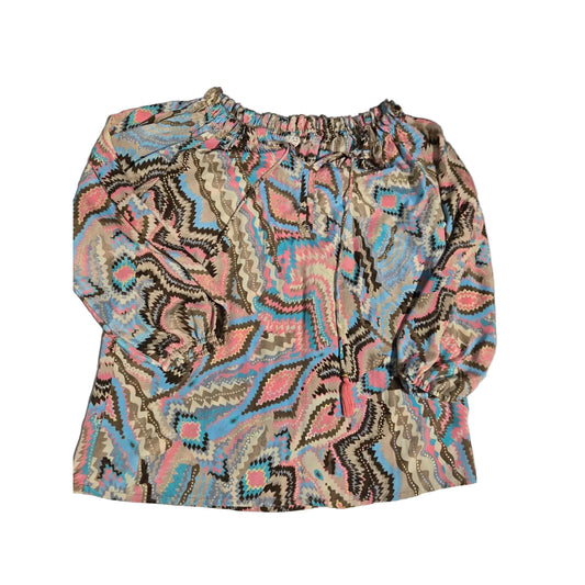 Top Long Sleeve By Cmc In Multi-colored, Size: S