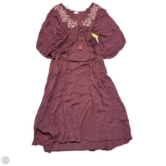 Dress Casual Maxi By World Market In Purple, Size: M
