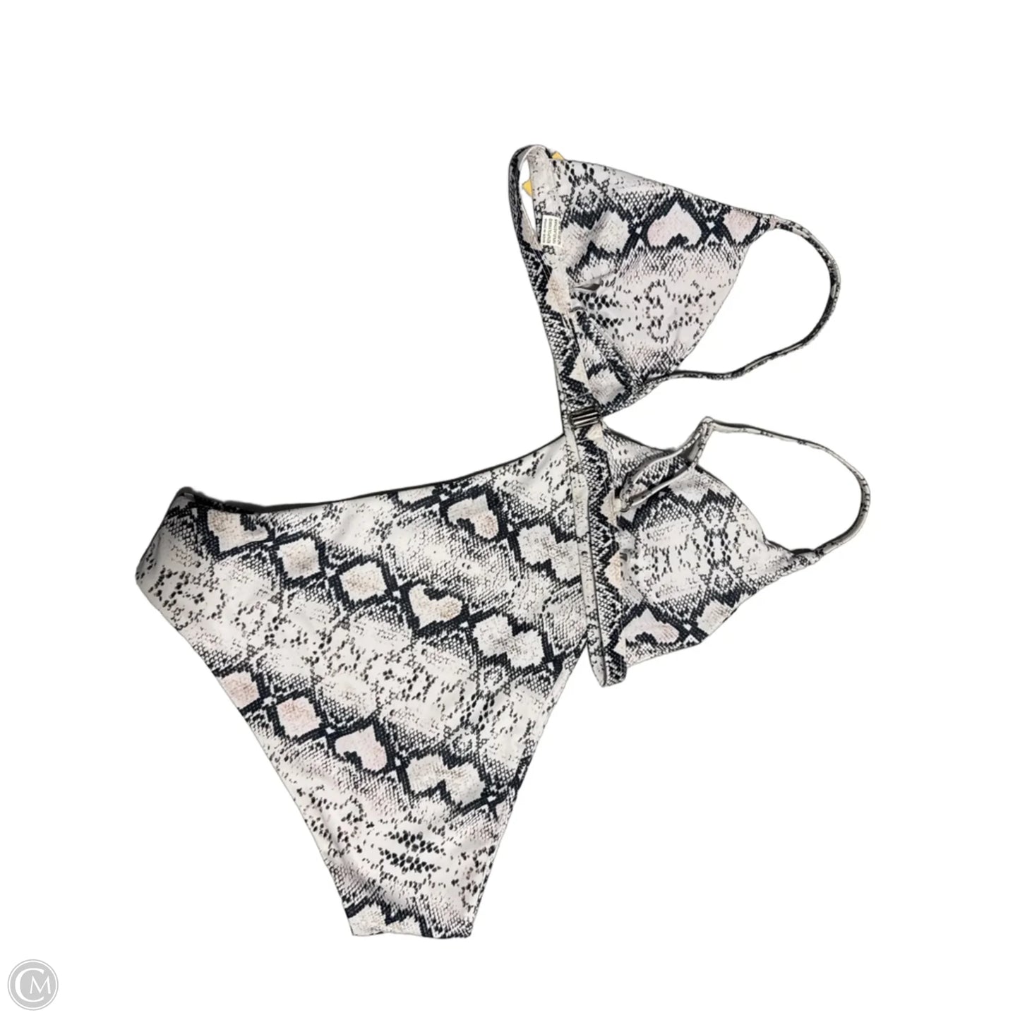 Swimsuit 2pc By Cmf In Snakeskin Print, Size: Xl