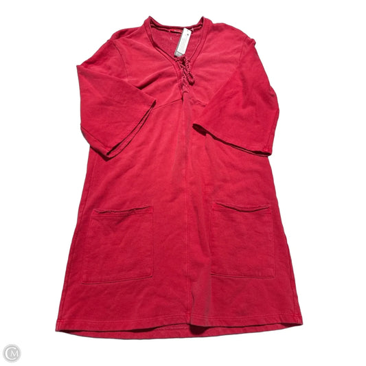 Dress Casual Short By La Made In Red, Size: S