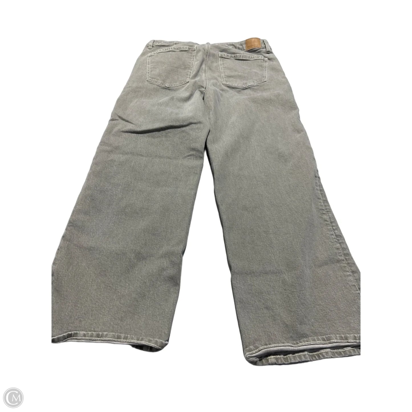 Jeans Wide Leg By American Eagle In Grey Denim, Size: 14l