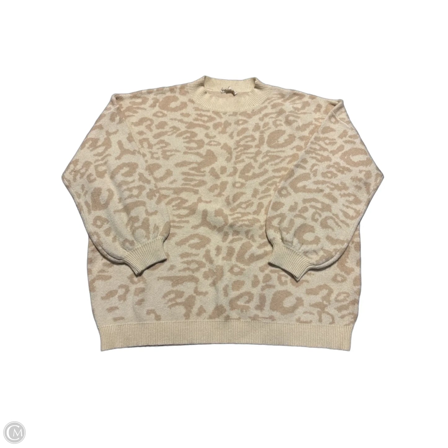Sweater By Cme In Cream, Size: L
