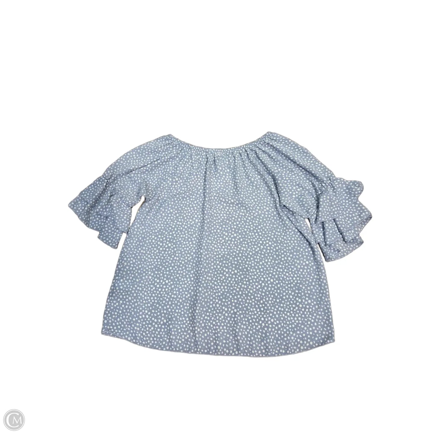 Top Short Sleeve By Adora In Blue, Size: S