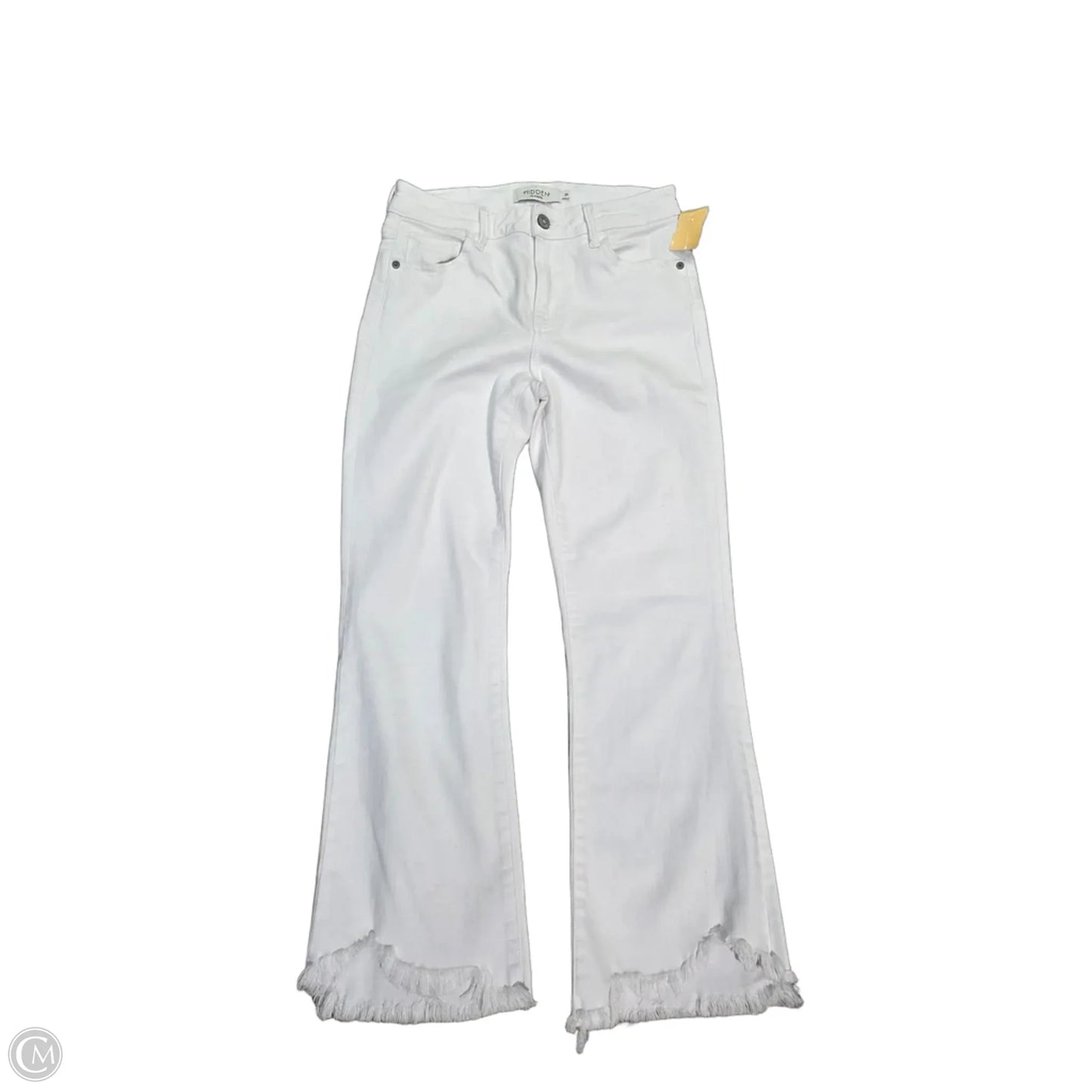 Jeans Straight By Hidden In White Denim, Size: 2