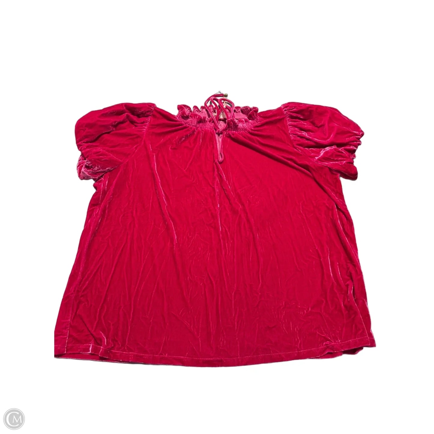 Top Short Sleeve By Entro In Pink, Size: 2x