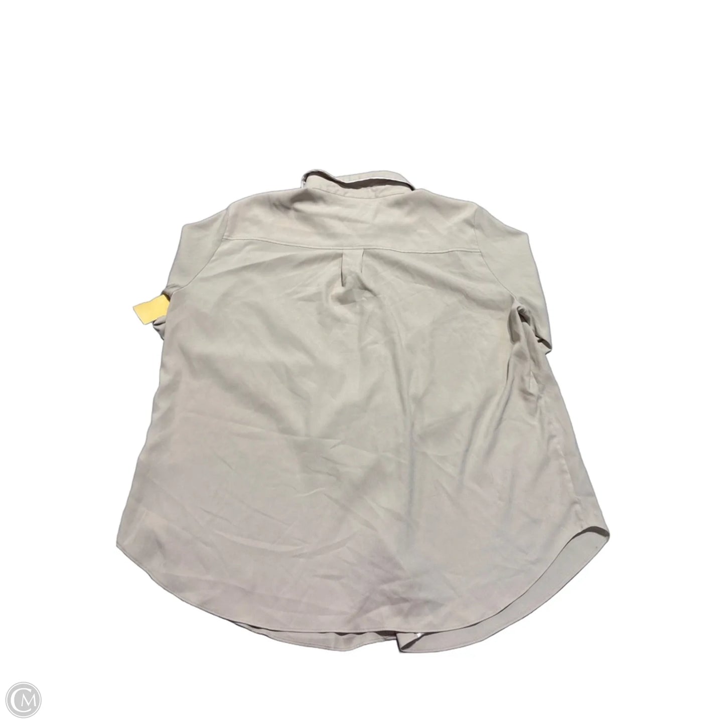 Blouse Long Sleeve By H&m In Tan, Size: Xl