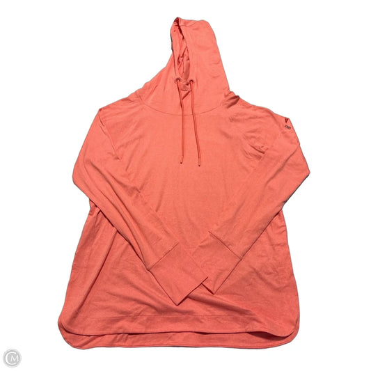 Athletic Top Long Sleeve Hoodie By Cmc In Orange, Size: M