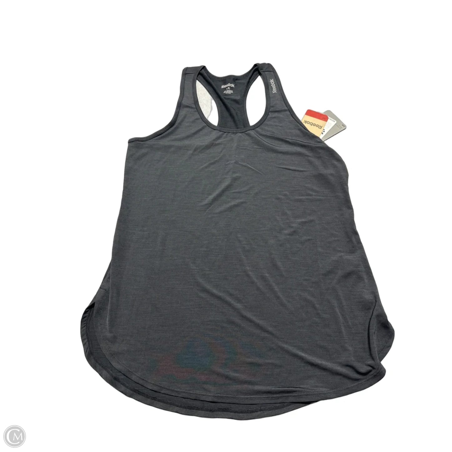 Athletic Tank Top By Reebok In Black, Size: L