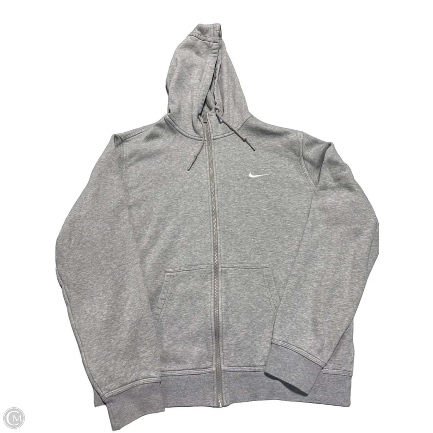 Sweatshirt Hoodie By Nike In Grey, Size: Xl
