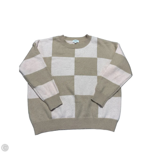 Sweater By Anniewear In Pink & Tan, Size: M