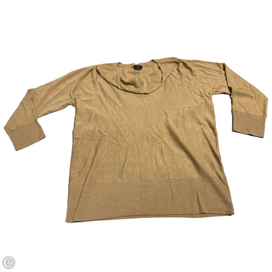 Sweater By Talbots In Tan, Size: 1x