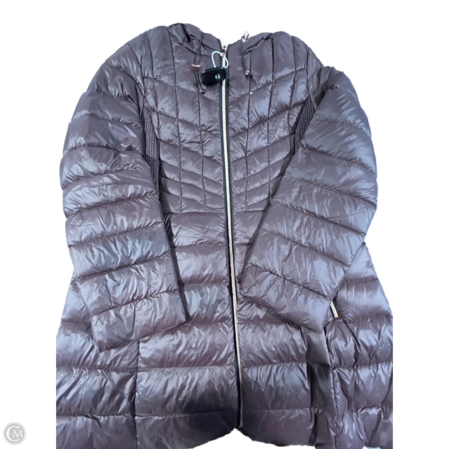 Coat Puffer & Quilted By Chicos In Mauve, Size: L