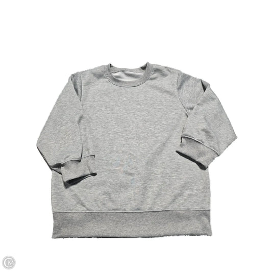 Sweatshirt Crewneck By Cme In Grey, Size: M