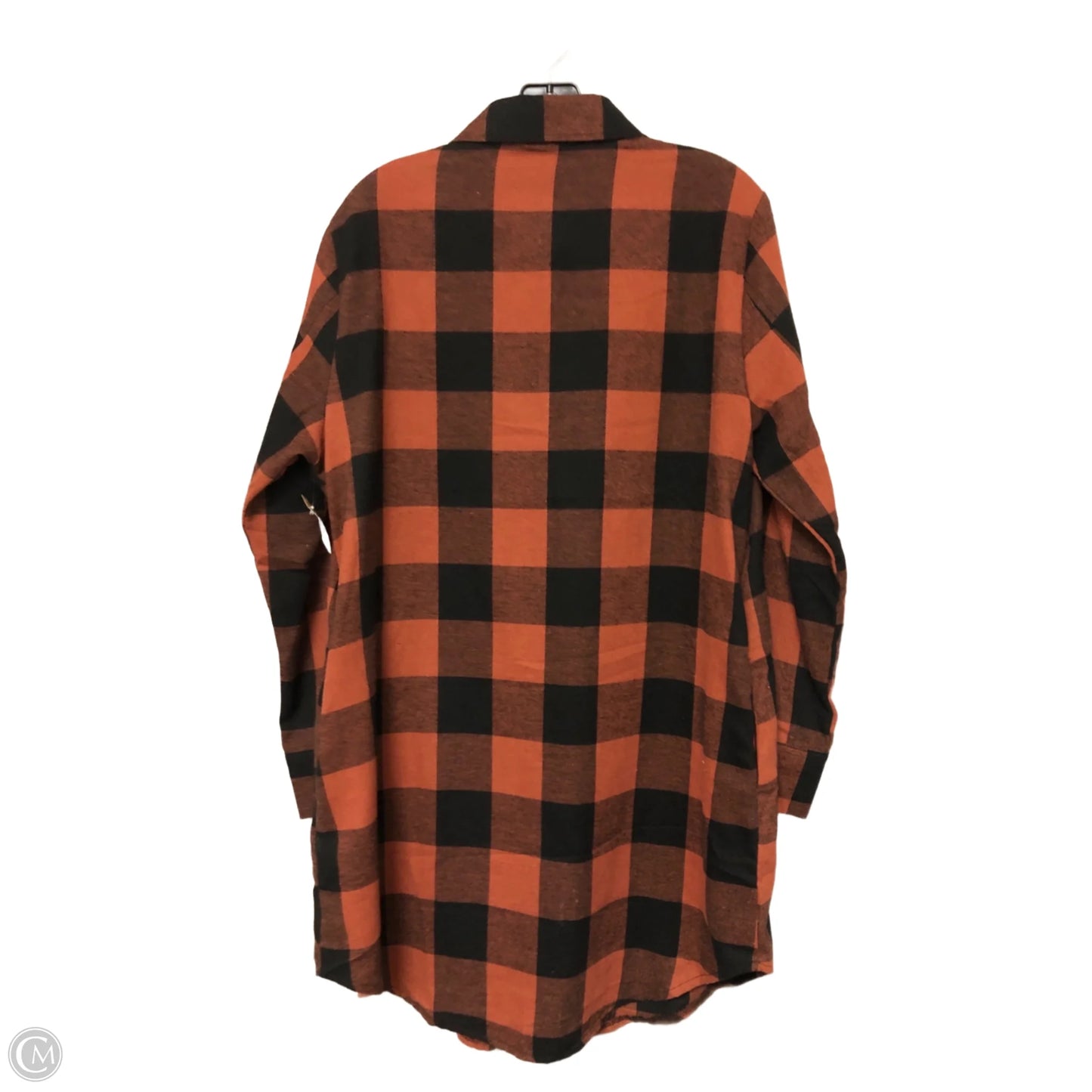 Tunic Long Sleeve By Amazon Essentials In Plaid Pattern, Size: L