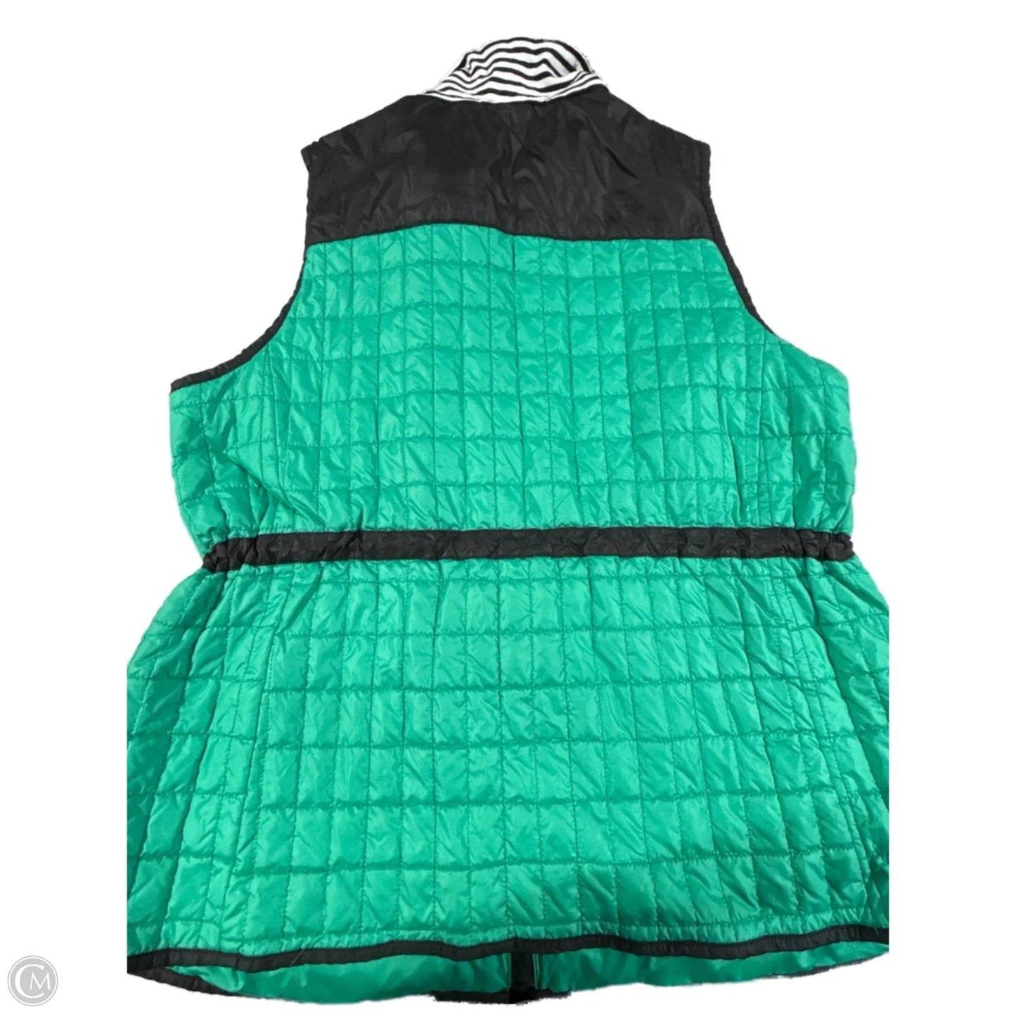 Vest Puffer & Quilted By Zenergy By Chicos In Green, Size: Xl