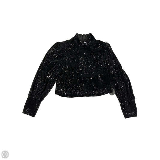 Blouse Long Sleeve By Alc In Black, Size: S
