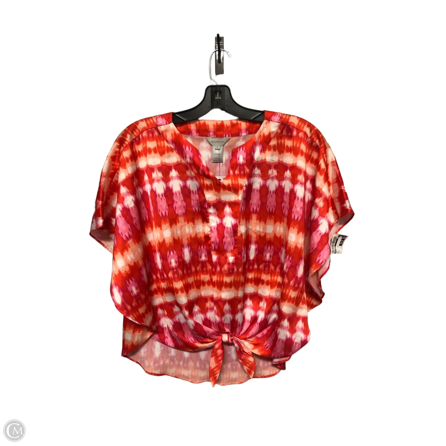 Top Short Sleeve By Multiples In Tie Dye Print, Size: S