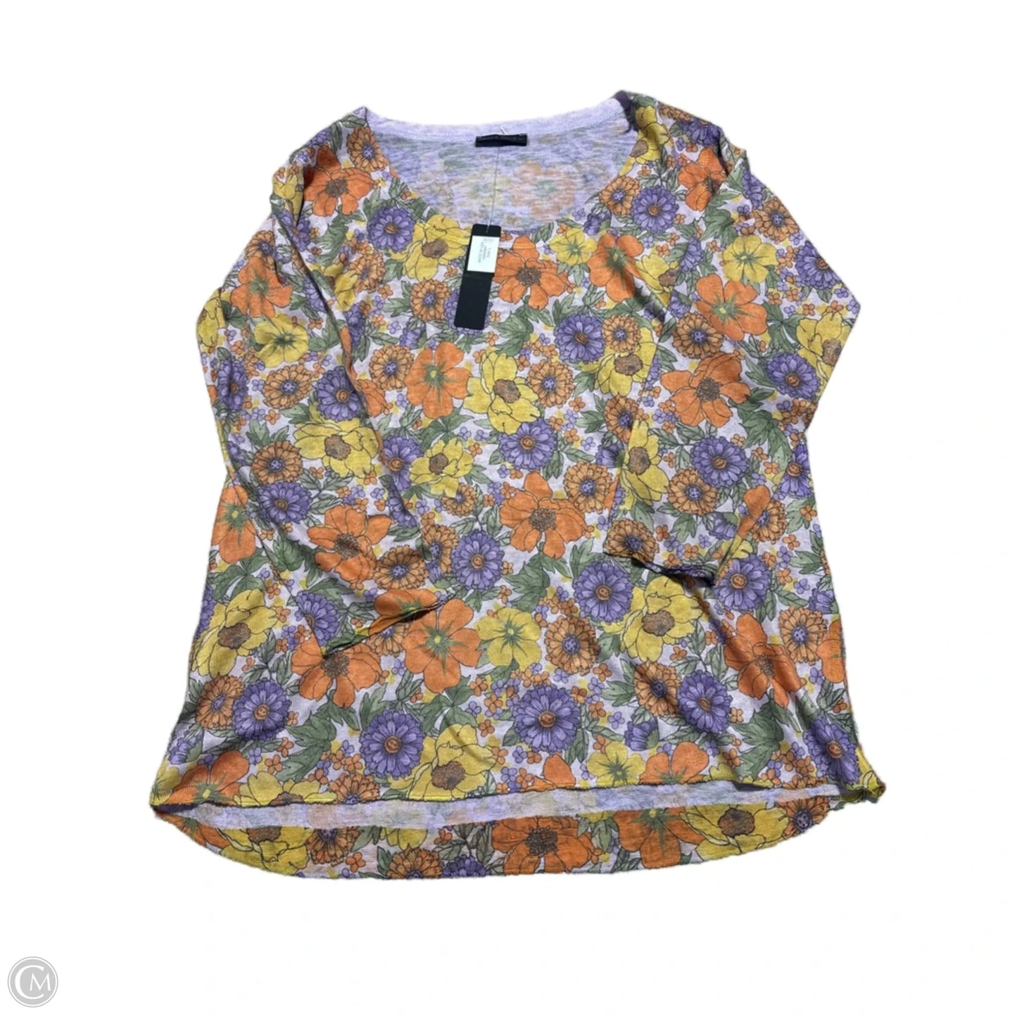 Sweater By Nally And Millie In Floral Print, Size: L