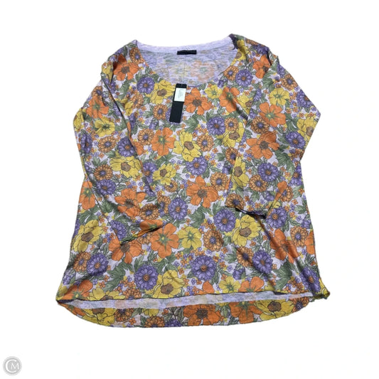 Sweater By Nally And Millie In Floral Print, Size: L