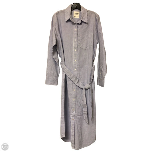 Dress Casual Maxi By Abercrombie And Fitch In Blue, Size: S