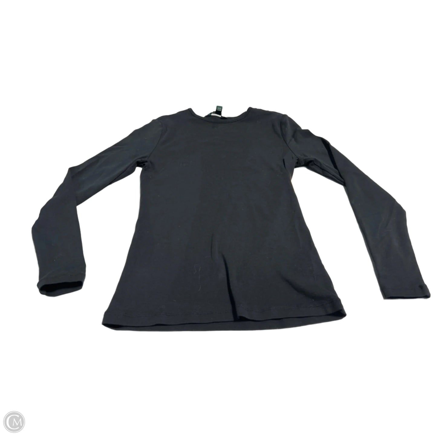 Top Long Sleeve Basic By Lauren By Ralph Lauren In Black, Size: S