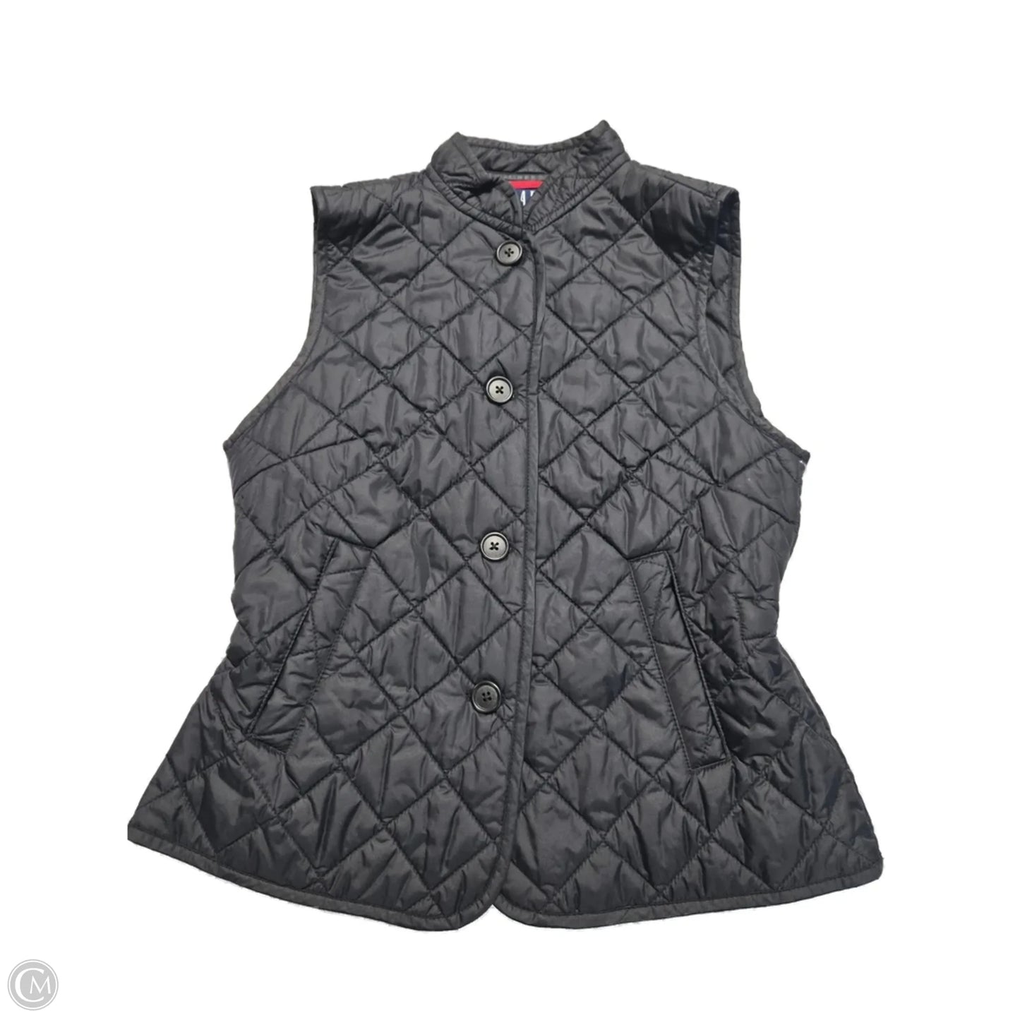Vest Puffer & Quilted By Gap In Black, Size: S