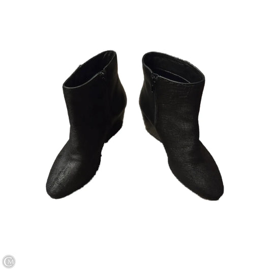 Boots Ankle Heels By Vaneli In Black, Size: 8.5