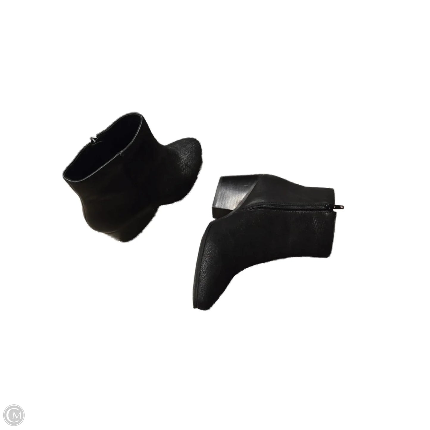 Boots Ankle Heels By Vaneli In Black, Size: 8.5