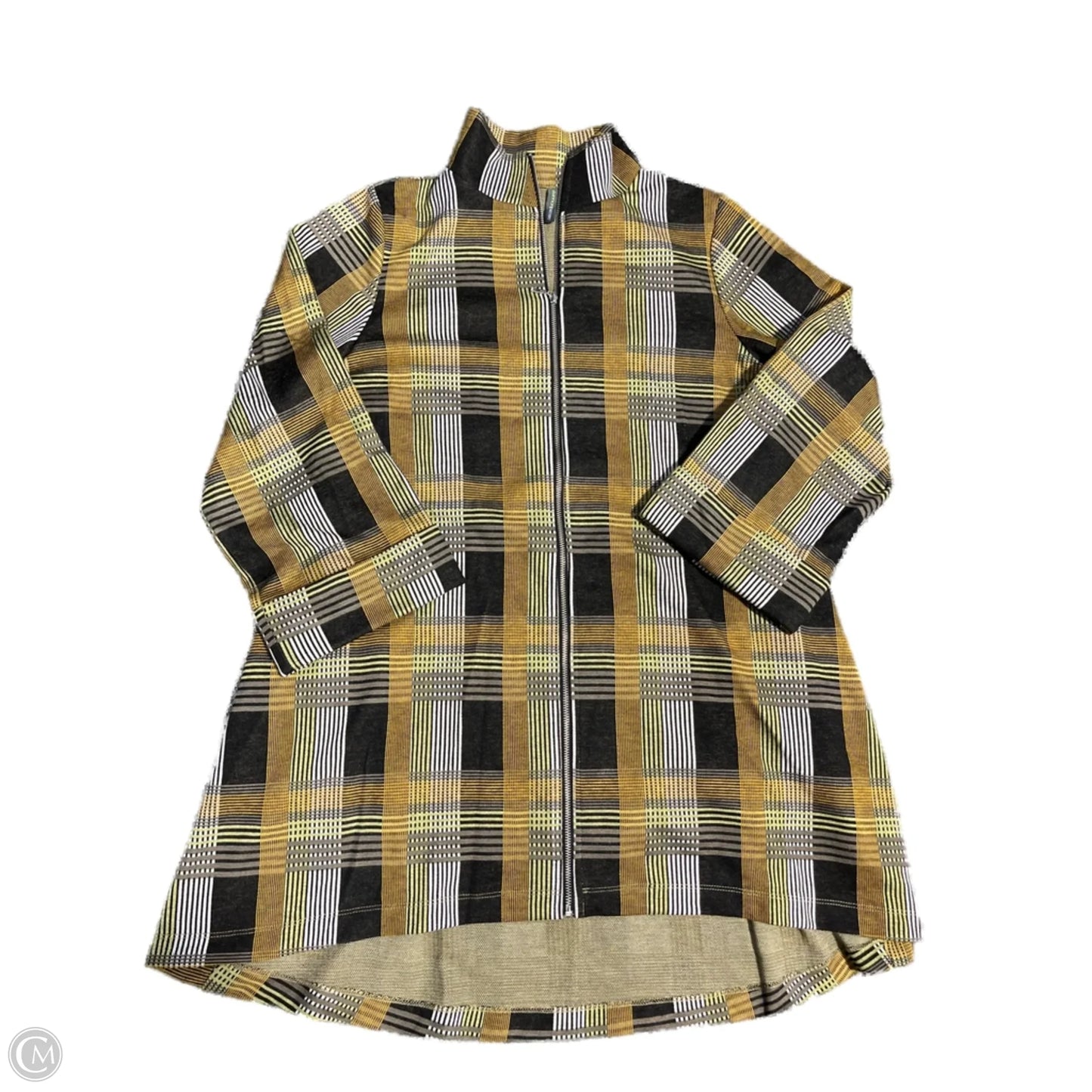 Tunic Long Sleeve By Cmb In Plaid Pattern, Size: Xs