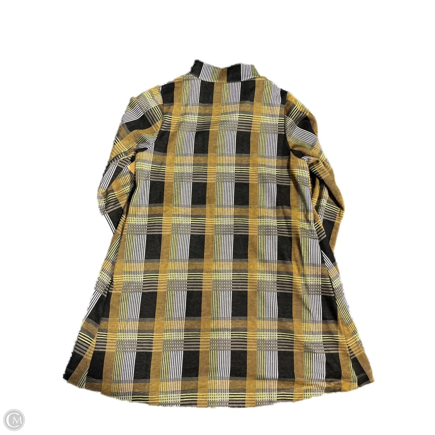 Tunic Long Sleeve By Cmb In Plaid Pattern, Size: Xs