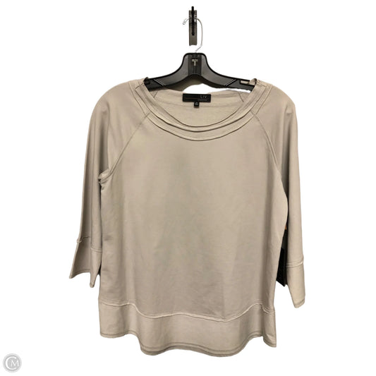 Top Long Sleeve By Habitat In Cream, Size: M