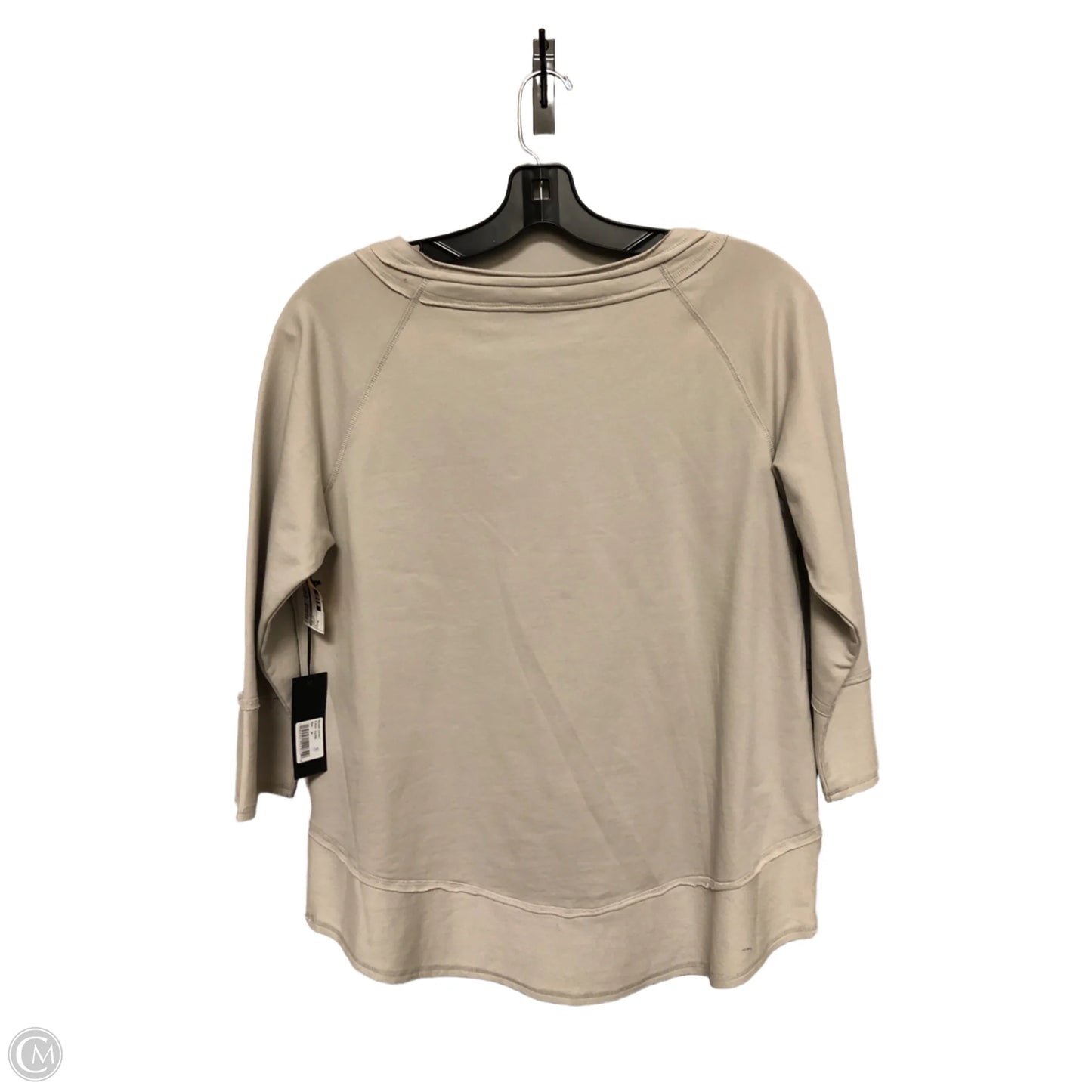 Top Long Sleeve By Habitat In Cream, Size: M