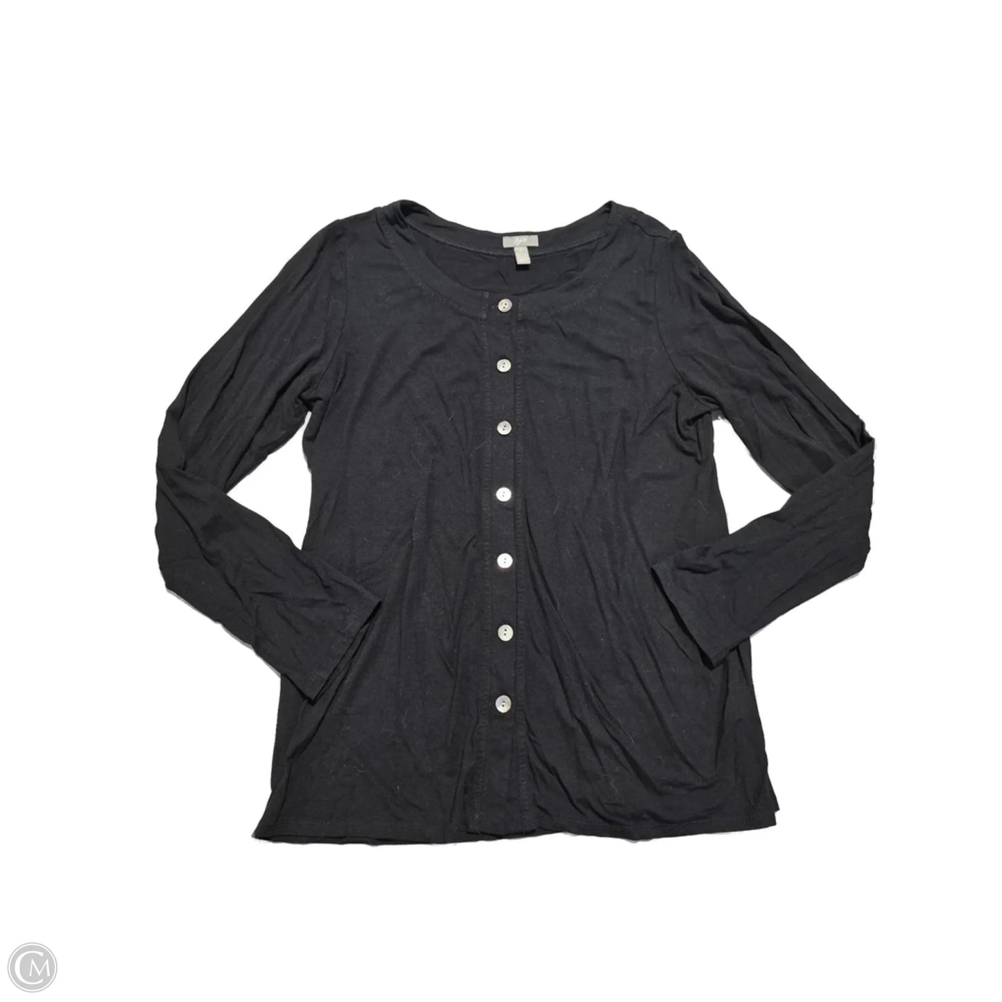 Top Long Sleeve Basic By J. Jill In Black, Size: M