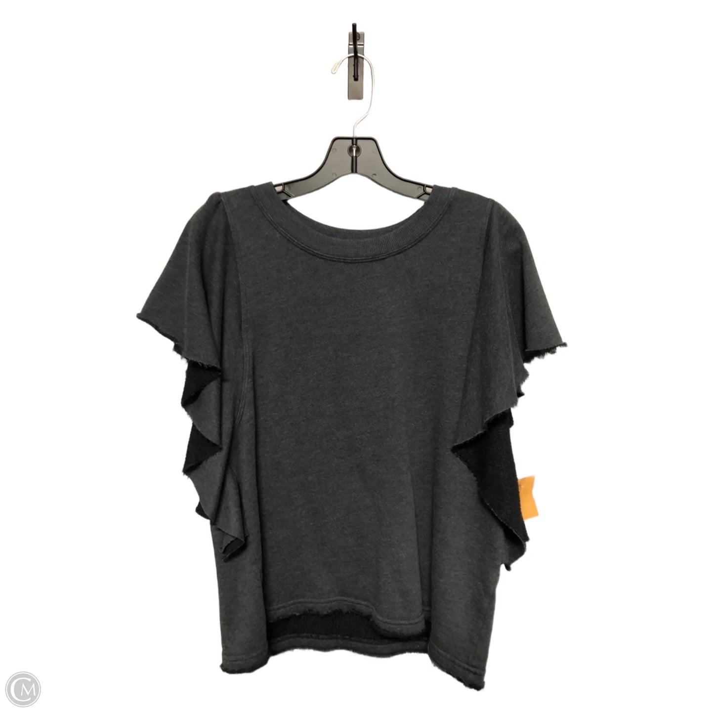 Top Short Sleeve By Michael Stars In Grey, Size: M
