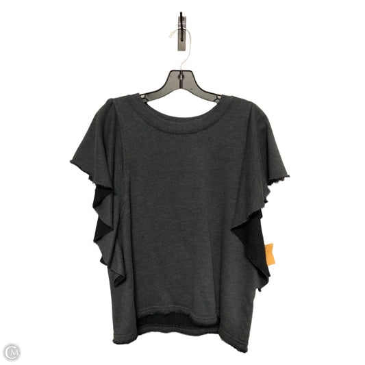 Top Short Sleeve By Michael Stars In Grey, Size: M