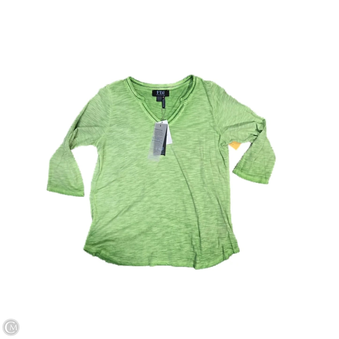 Blouse 3/4 Sleeve By French Dressing In Green, Size: M