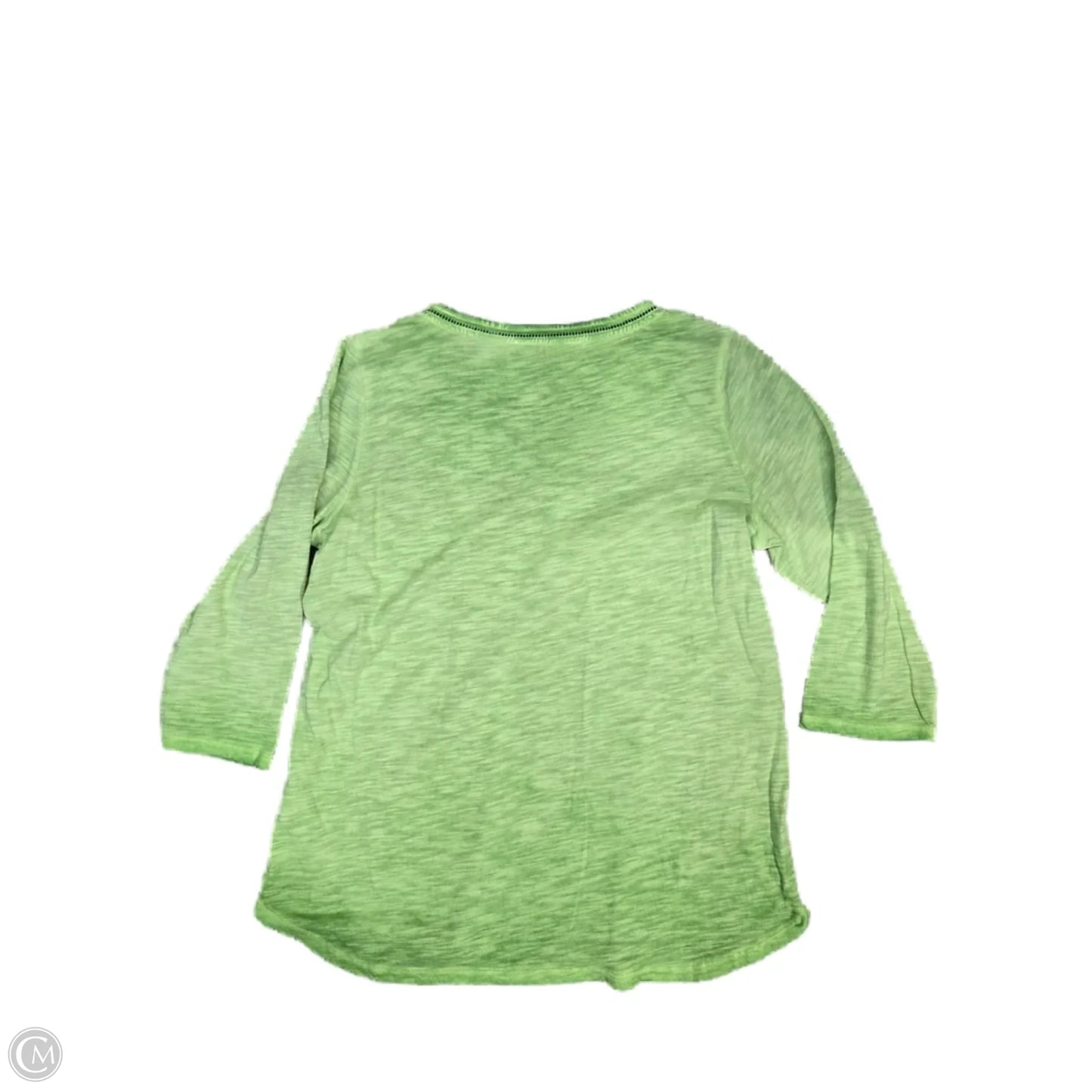 Blouse 3/4 Sleeve By French Dressing In Green, Size: M