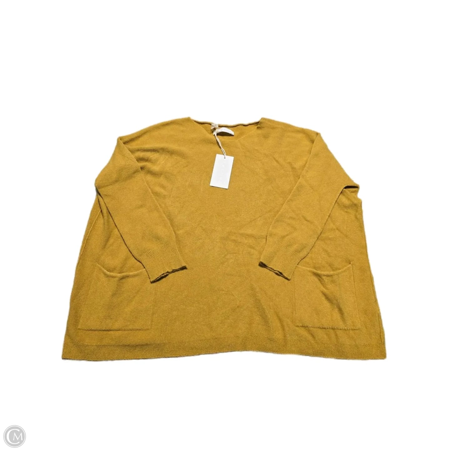 Sweater By Cmc In Yellow, Size: L