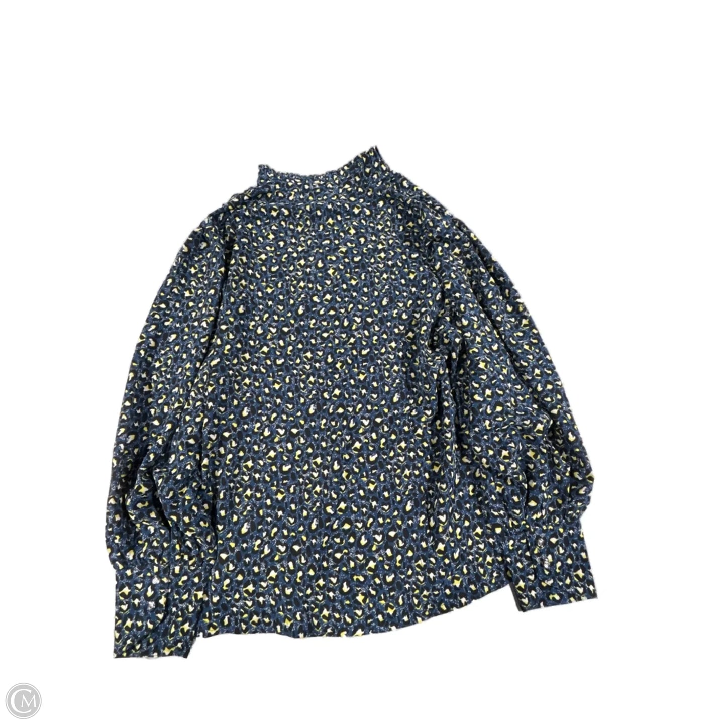 Blouse Long Sleeve By Cmc In Animal Print, Size: Xl